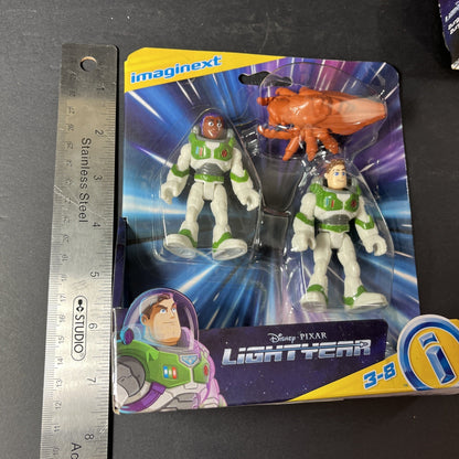 Disney Pixar Lightyear Action Figures Set of 2 Fisher-Price Mattel Imaginext CN