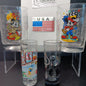 2 Disney Cups And 2 Disney Shot Glasses McDonalds France 2000 100 Years Florida