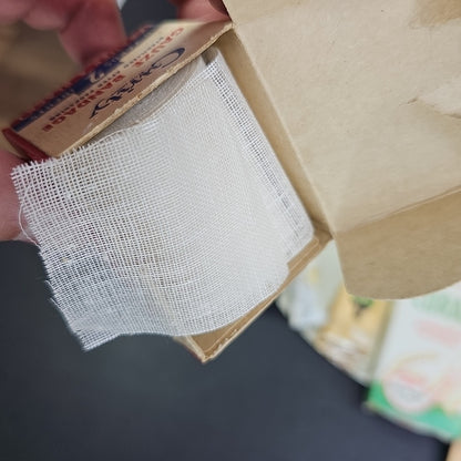 Vintage CURITY Automobile First Aid Kit Bauer & Black Near Completely Full WOW!