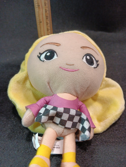 7'' Barbie Doll in Miniskirt Plush Licensed Authentic Cute big head