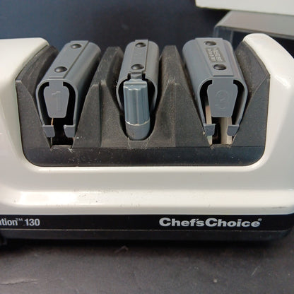 Chef's Choice Model 130 3-Stage Electric Knife Sharpener W/Serrated Stage 3 USA