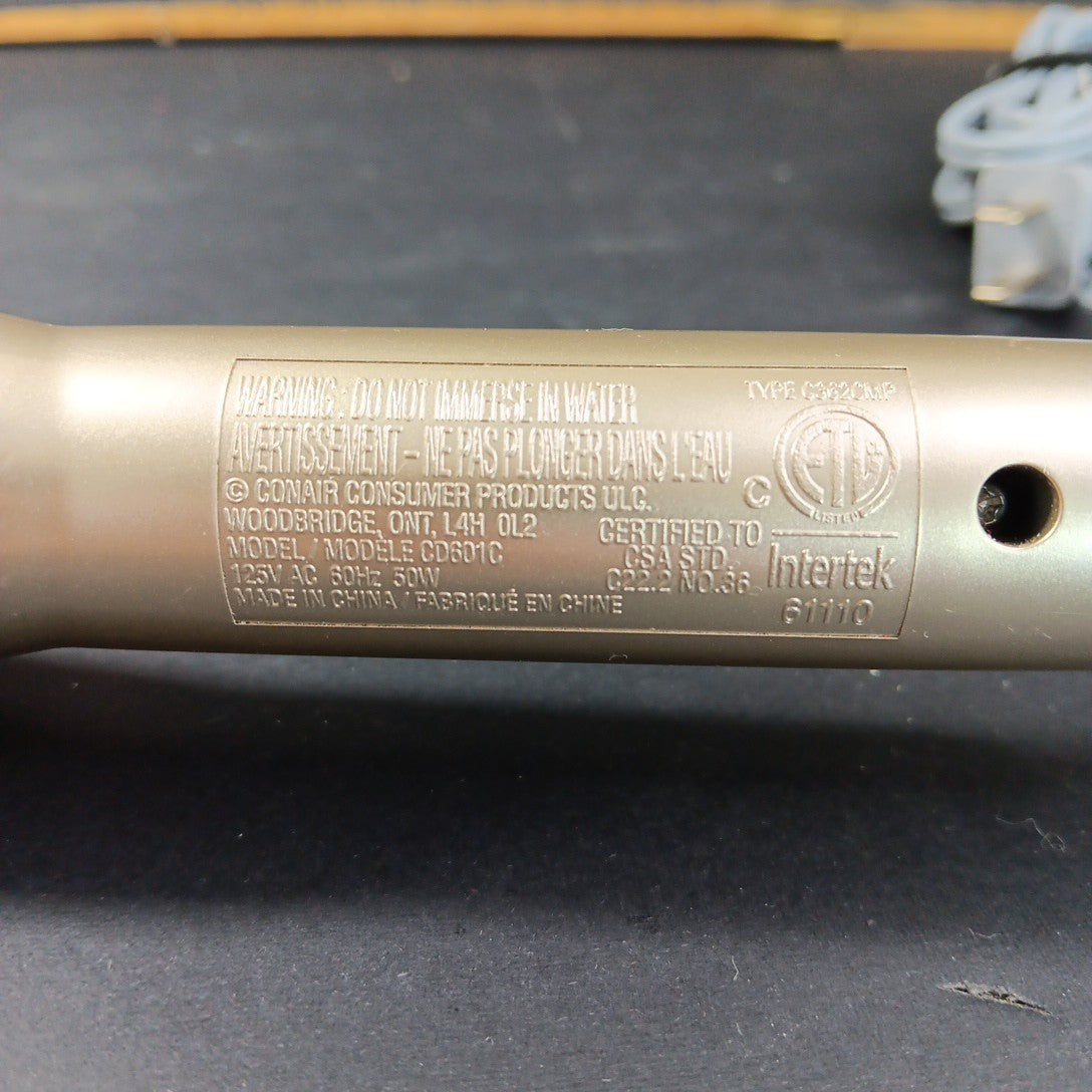 Infiniti Pro By Conair Titanium Ceramic Curling Iron 1 1/4 In CD601C WORKS CN