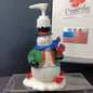 Frosty The Snowman Lotion Soap Pump Dispenser Holiday - SEARS 6.5" New VINTAGE