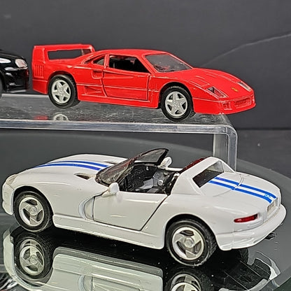 Skyline GT-R, Ferrari F40 And Two Dodge Vipers RT/10 And GTS Diecast Cars CN