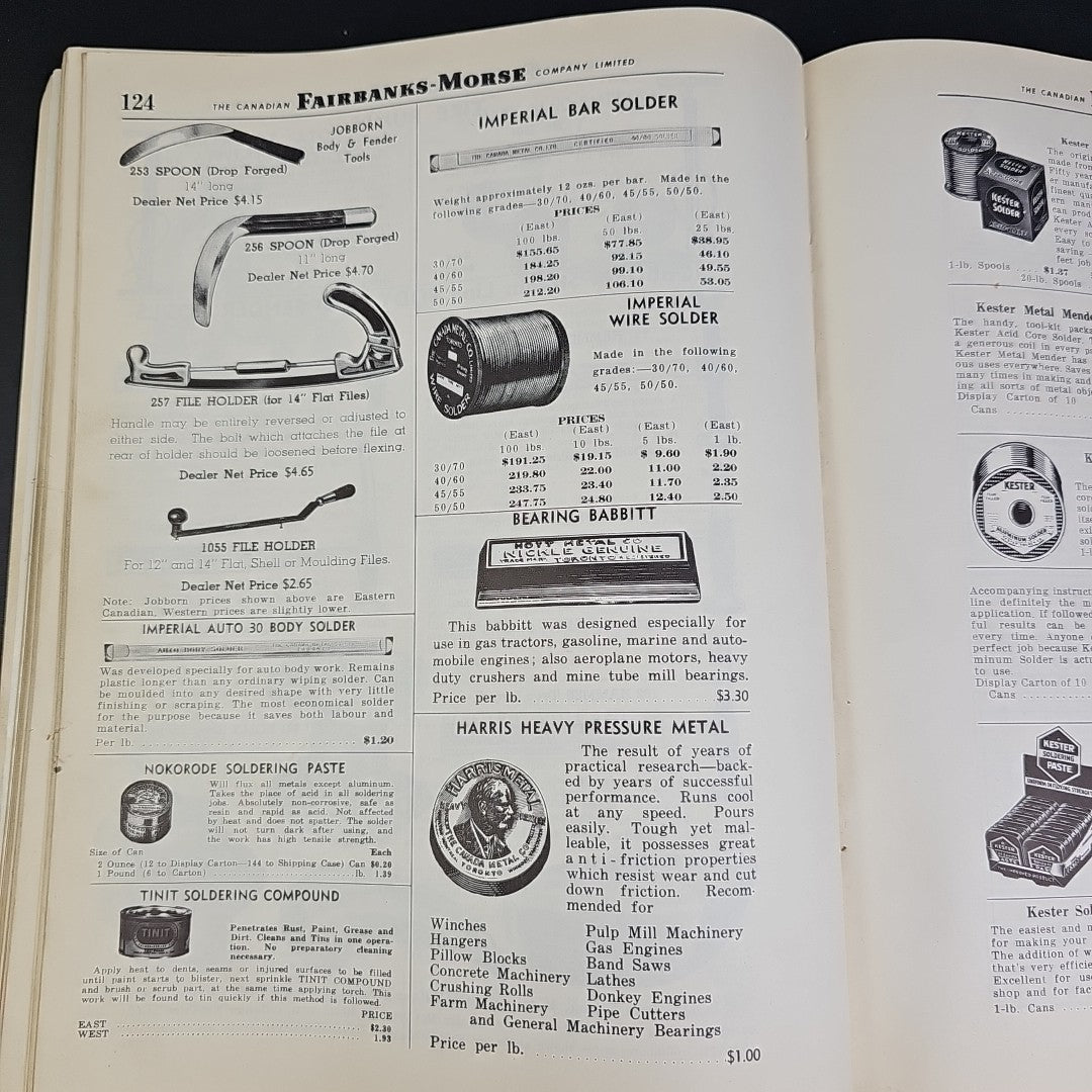1937-53 Fairbanks-Morse Automotive Equipment and Accessories Catalogue No. 54