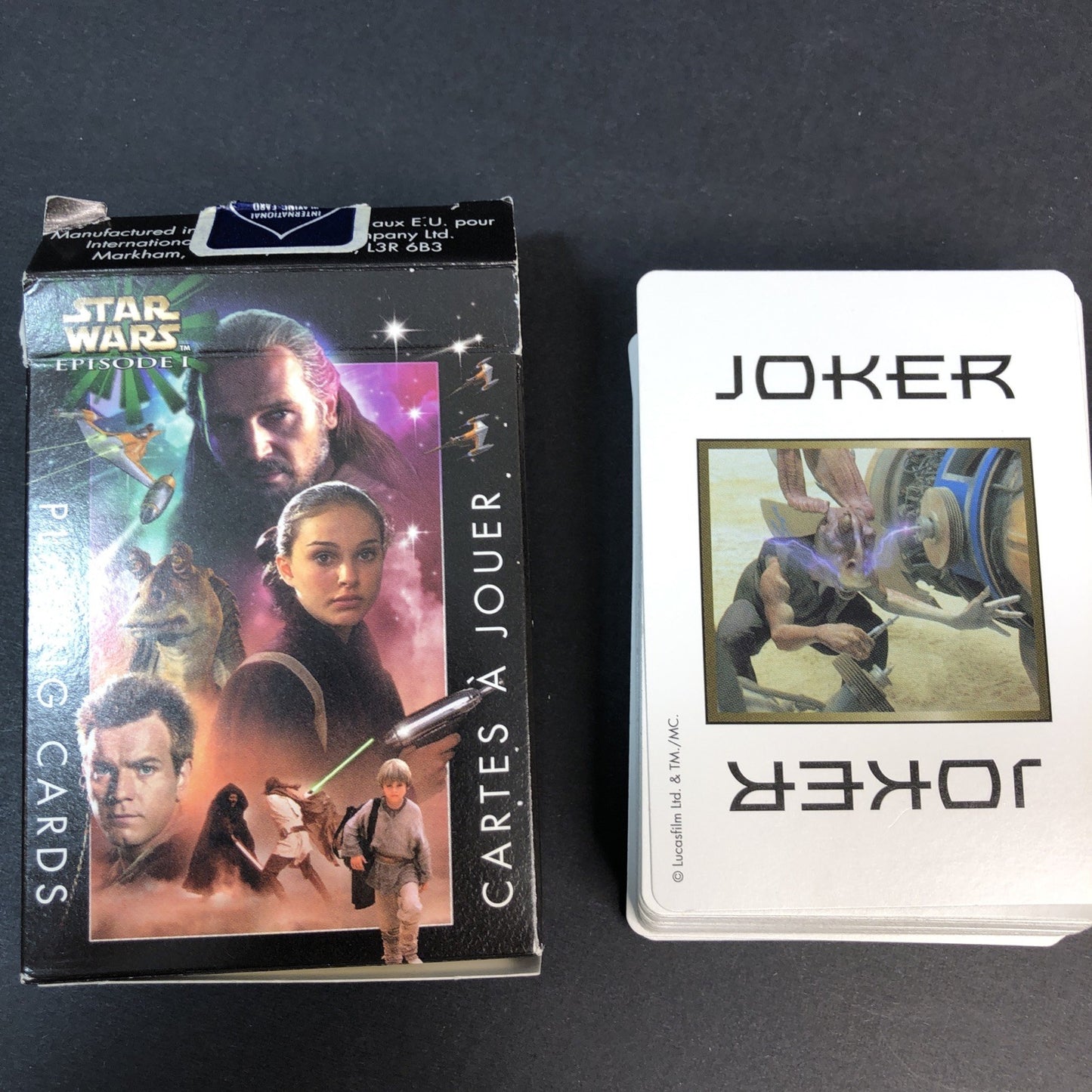 Star Wars Episode 1 Limited Edition Collector Tin & 2 Decks Of Playing Cards USA