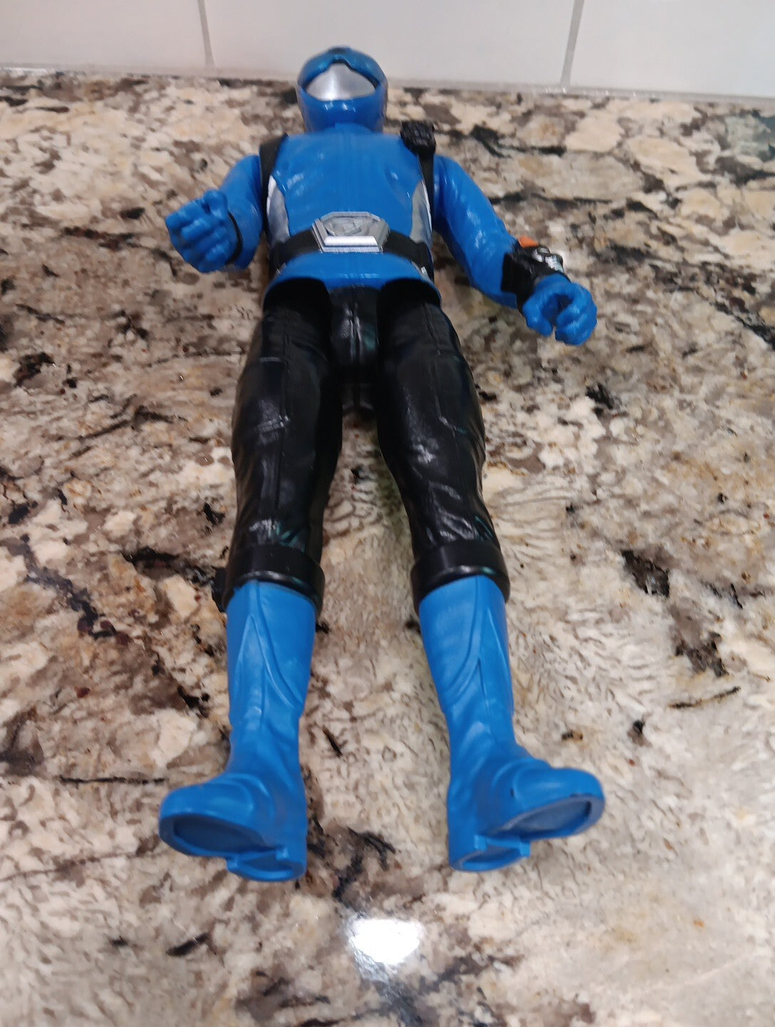 2018 Power Rangers 12" Lighting Collection Beast Morphers Blue Ranger Large