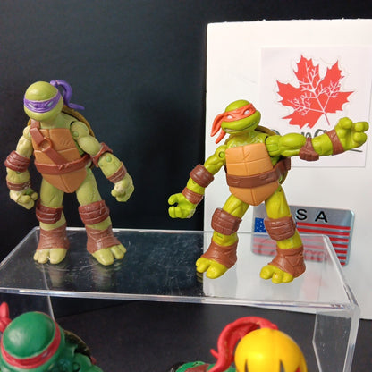 Teenage Mutant Ninja Turtles TMNT Action Figures Set Of 8 Figurines 2012-13 CN