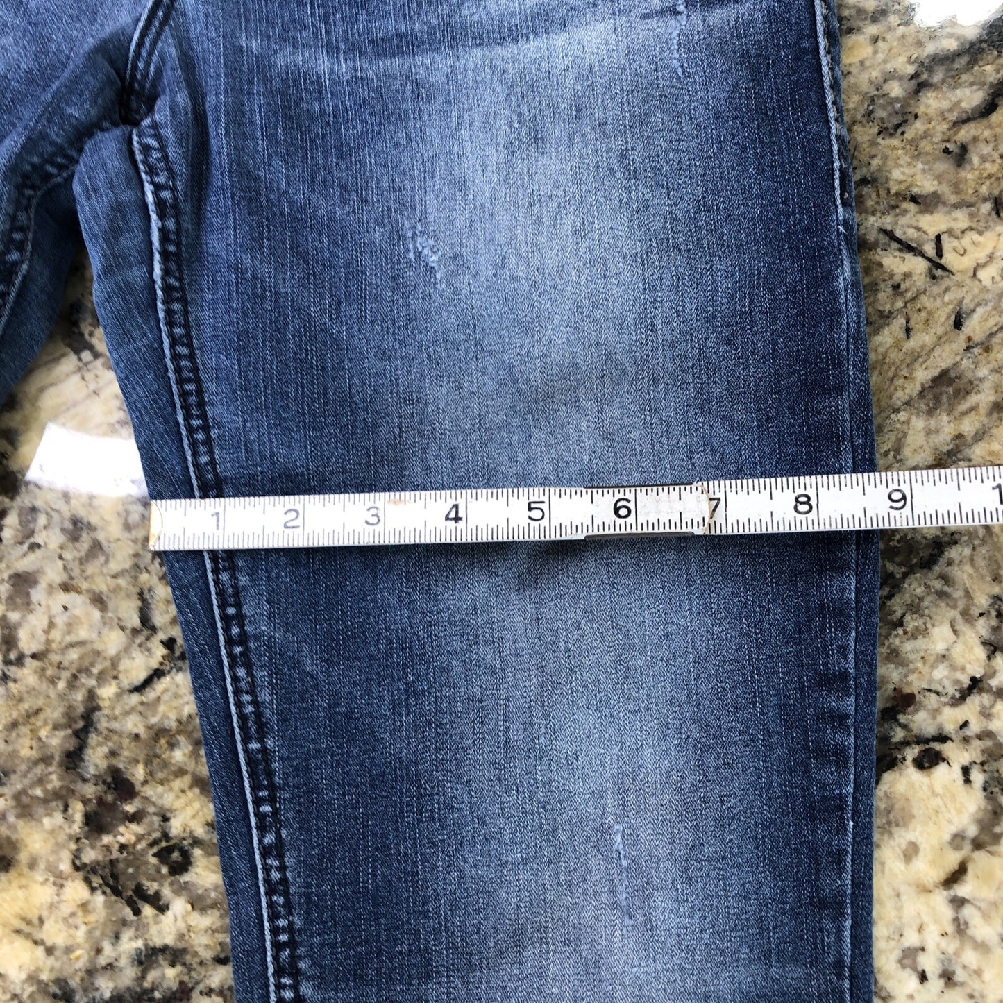 Size 30 X 32 Silver Jean Co. Womens Denim Bootcut Jeans Beaded Distressed