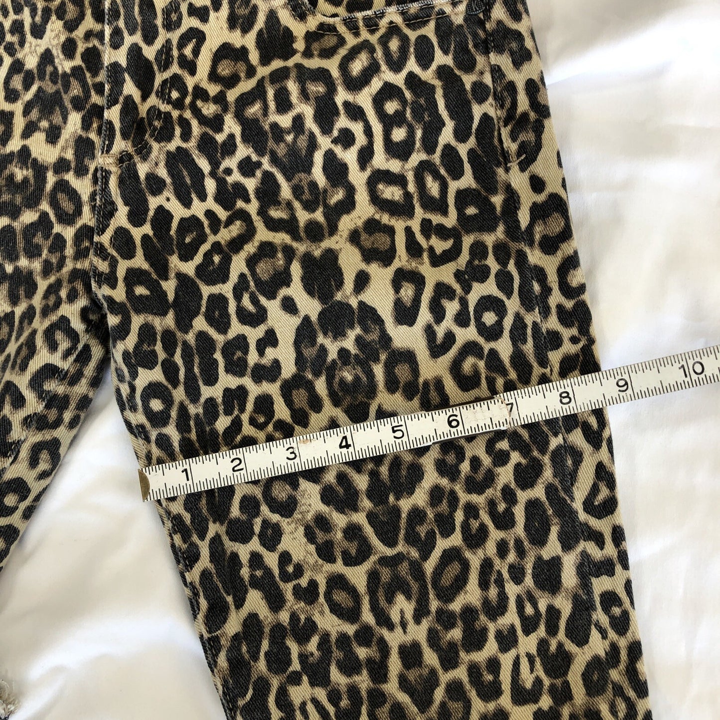 Size 2 X 26 KUT From The Kloth Womens Jeans Donna Ankle Skinny Leopard Print CN