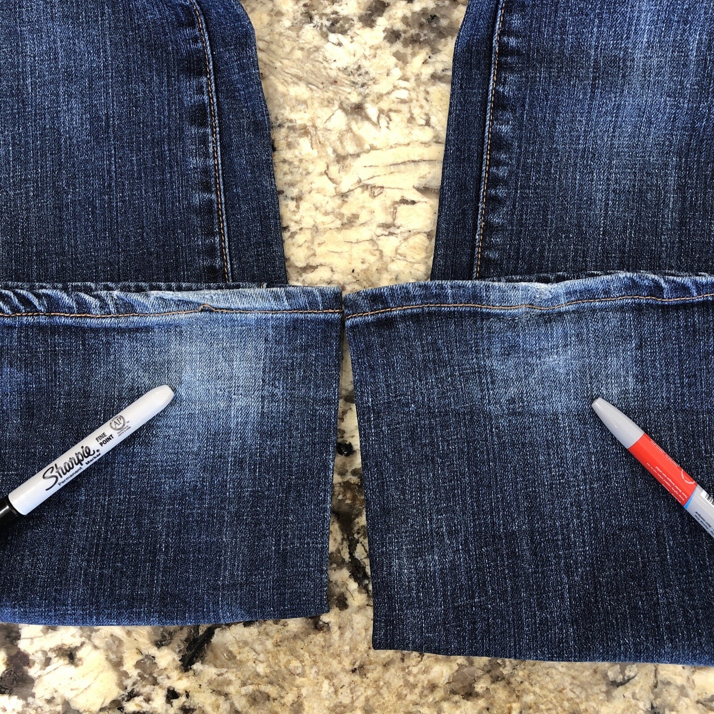 Size 5 X 31  725 Originals Womens Jeans Low Rise Bootcut Blue CN