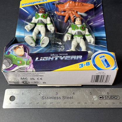 Disney Pixar Lightyear Action Figures Set of 2 Fisher-Price Mattel Imaginext CN