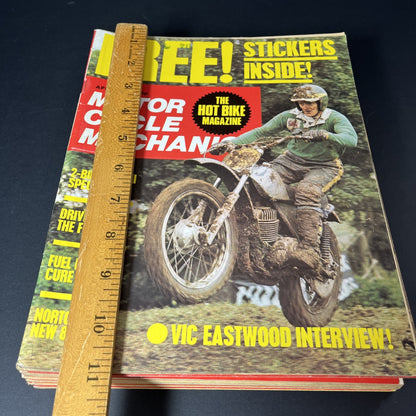 Vtg. 9x Motor Cycle Mechanic Magazines 1973 - 1976 Bikes Printed In England