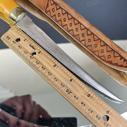 Marttiini Finland Authentic Rapala Fixed Blade Fish Fillet Knife With Sheath WOW