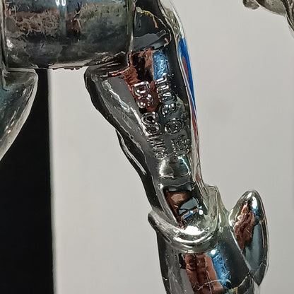 Batman Silver Metallic Suit DC Comics Vintage 1996 5" Figure