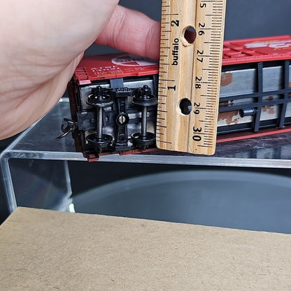 HO SCALE Hi-Cube Santa Fe ATSF 14021 Super Shock Control Freight Car W/ Box VTG