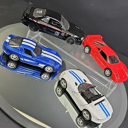 Skyline GT-R, Ferrari F40 And Two Dodge Vipers RT/10 And GTS Diecast Cars CN
