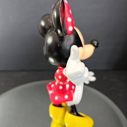 Vintage Minnie Mouse Articulated Figurine Walt Disney 8" Toy