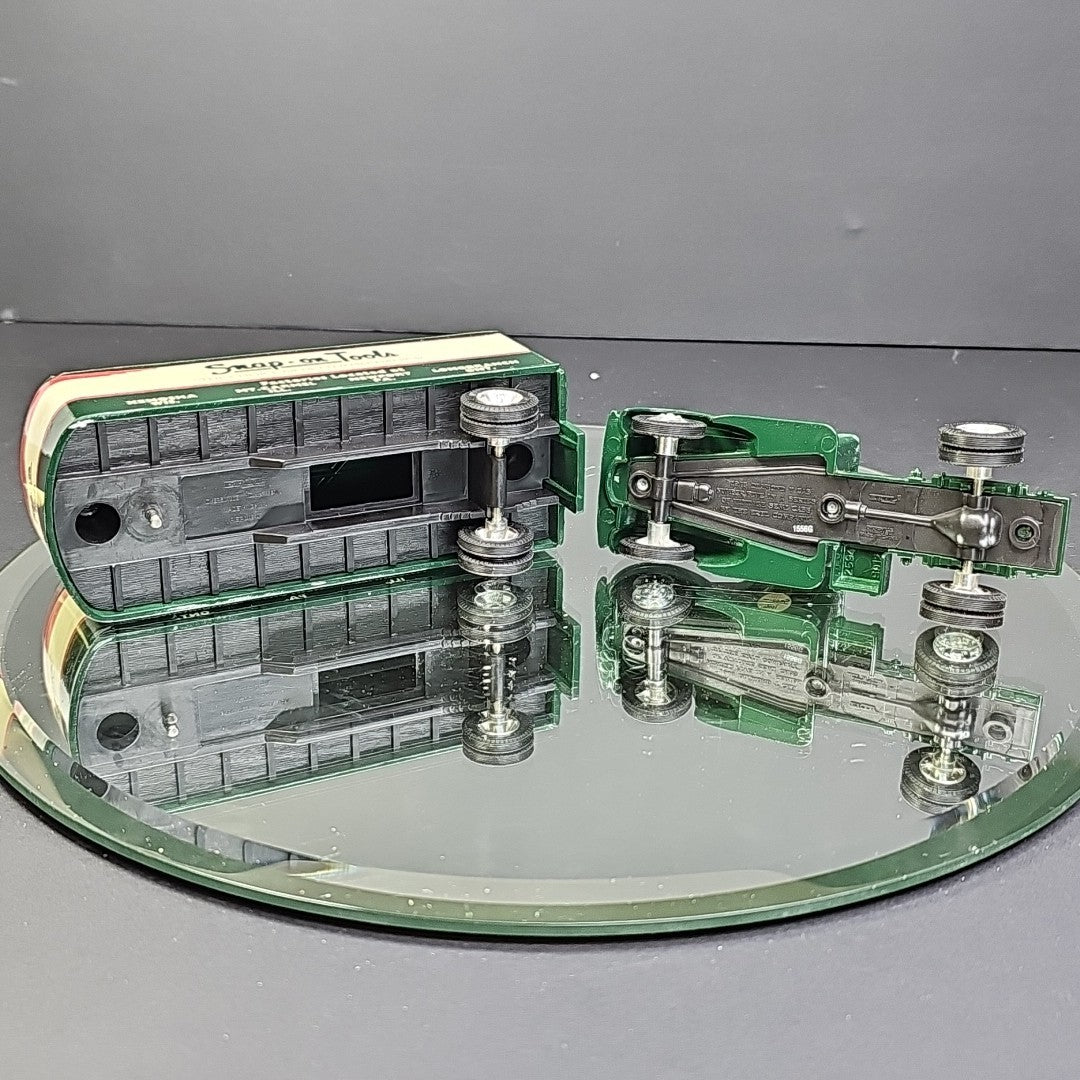 Ertl Snap-On 1948 Diamond T Tractor Trailer Die-Cast Metal Coin Bank Read