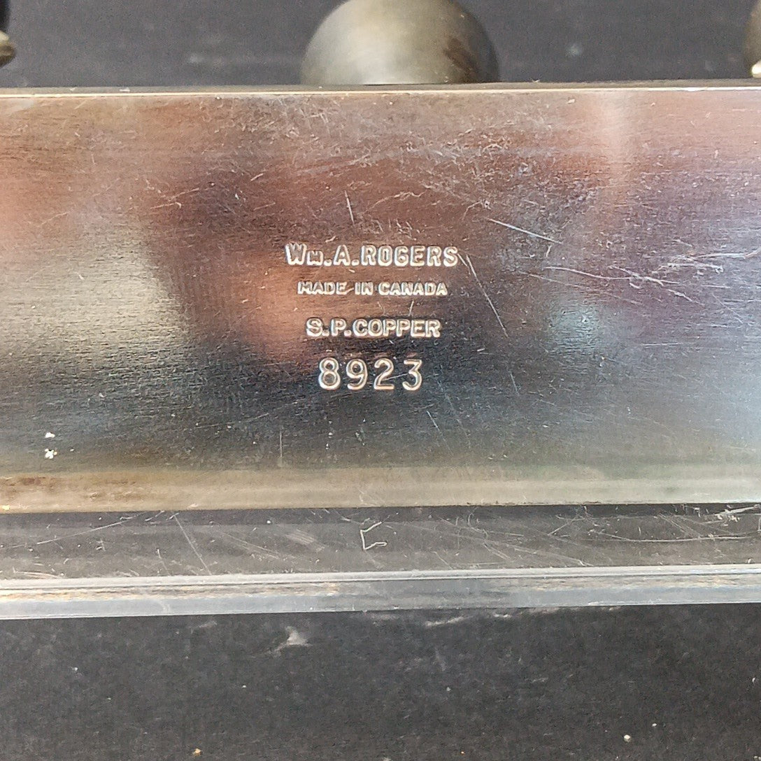 Candelabra Silver Plated Natural Patina Candlestick Holder Wm.A ROGERS Canada