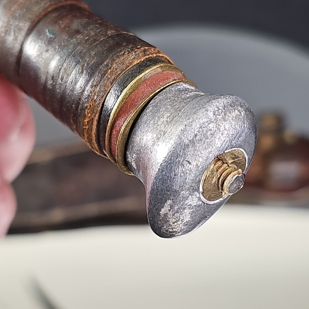 Solingen H 20 Germany Knife With Interesting Marking And Sheath Rare