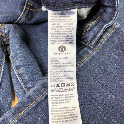 Size 14 M Signature Levi Strauss Women’s Denim Jeans Mid Rise Straight * READ PK