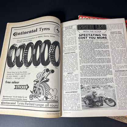 Vtg. 9x Motor Cycle Mechanic Magazines 1973 - 1976 Bikes Printed In England