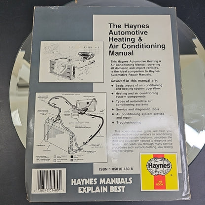Haynes Automotive Heating & Air Conditioning Manual #1480 DIY Guide