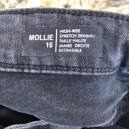 Size 16 Buffalo David Bitton Mollie High Rise Stretch Skinny Women’s Jeans KH