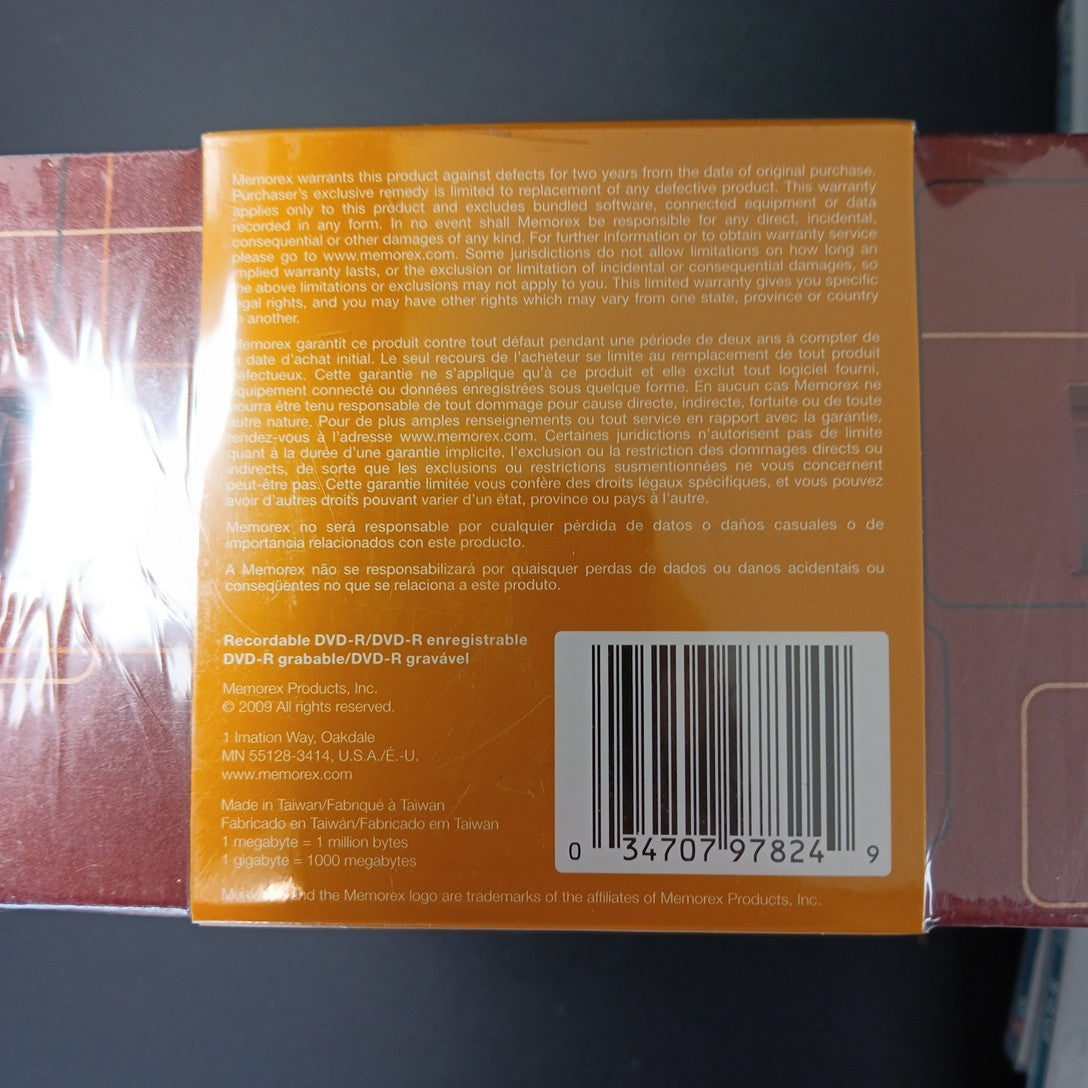 38 X New Dvd-R Blank Media Memorex (30pcs) And LG (8pcs) Taiwan Or Korea