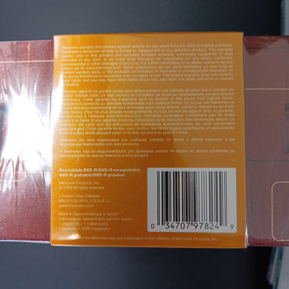 38 X New Dvd-R Blank Media Memorex (30pcs) And LG (8pcs) Taiwan Or Korea