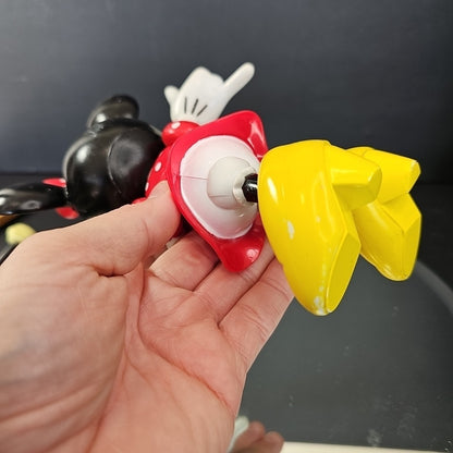 Vintage Minnie Mouse Articulated Figurine Walt Disney 8" Toy