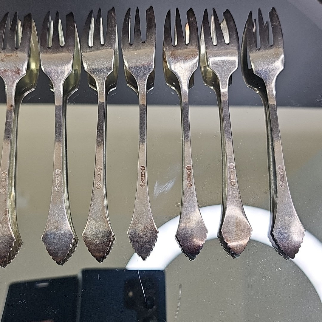 Gero 90 Collectible Forks Set Of 8pcs 5.5inch Netherlands