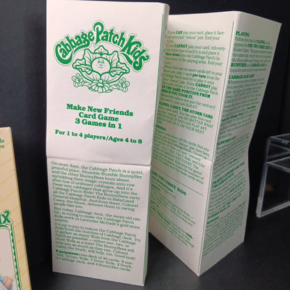 Vintage Parker Brother Cabbage Patch Kids CPK Card Game 1984 Complete in Box