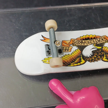 Rare Tech Deck Antihero Skateboard White Series 8 Classic Eagle Fingerboard