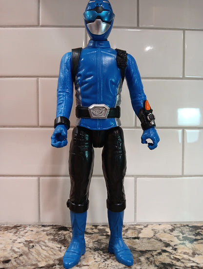 2018 Power Rangers 12" Lighting Collection Beast Morphers Blue Ranger Large