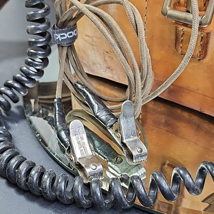 Automatic Electric West Test Set Lineman Phone 1950s W/ Leather Case D-780536-A