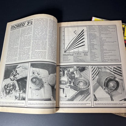 Vtg. 9x Motor Cycle Mechanic Magazines 1973 - 1976 Bikes Printed In England