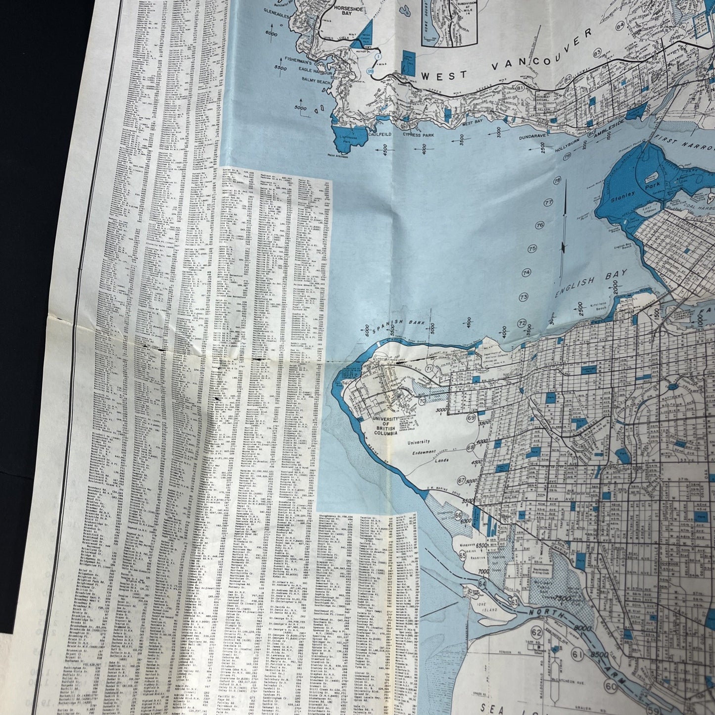 VTG Dominion Maps Dail Map Of The City Of Vancouver And Adjacent Municipalities