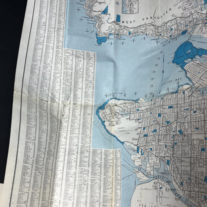 VTG Dominion Maps Dail Map Of The City Of Vancouver And Adjacent Municipalities