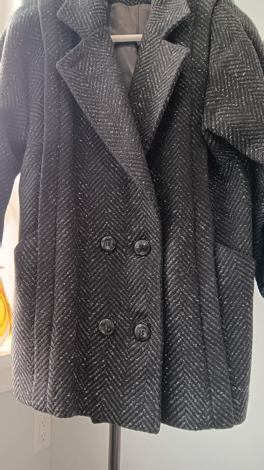 Vintage Wool Peacoat 5/6 Women Collection Elegante Thunder Bay Romania  Pea Coat