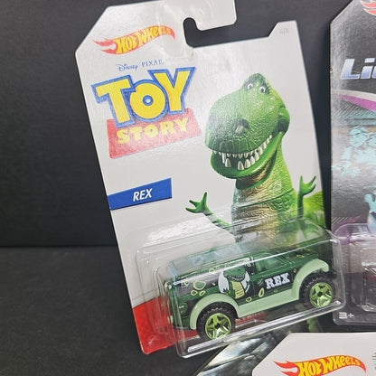 Toy Story Diecast Car Set of 3 Rex Woody Lightyear Chevelle SS