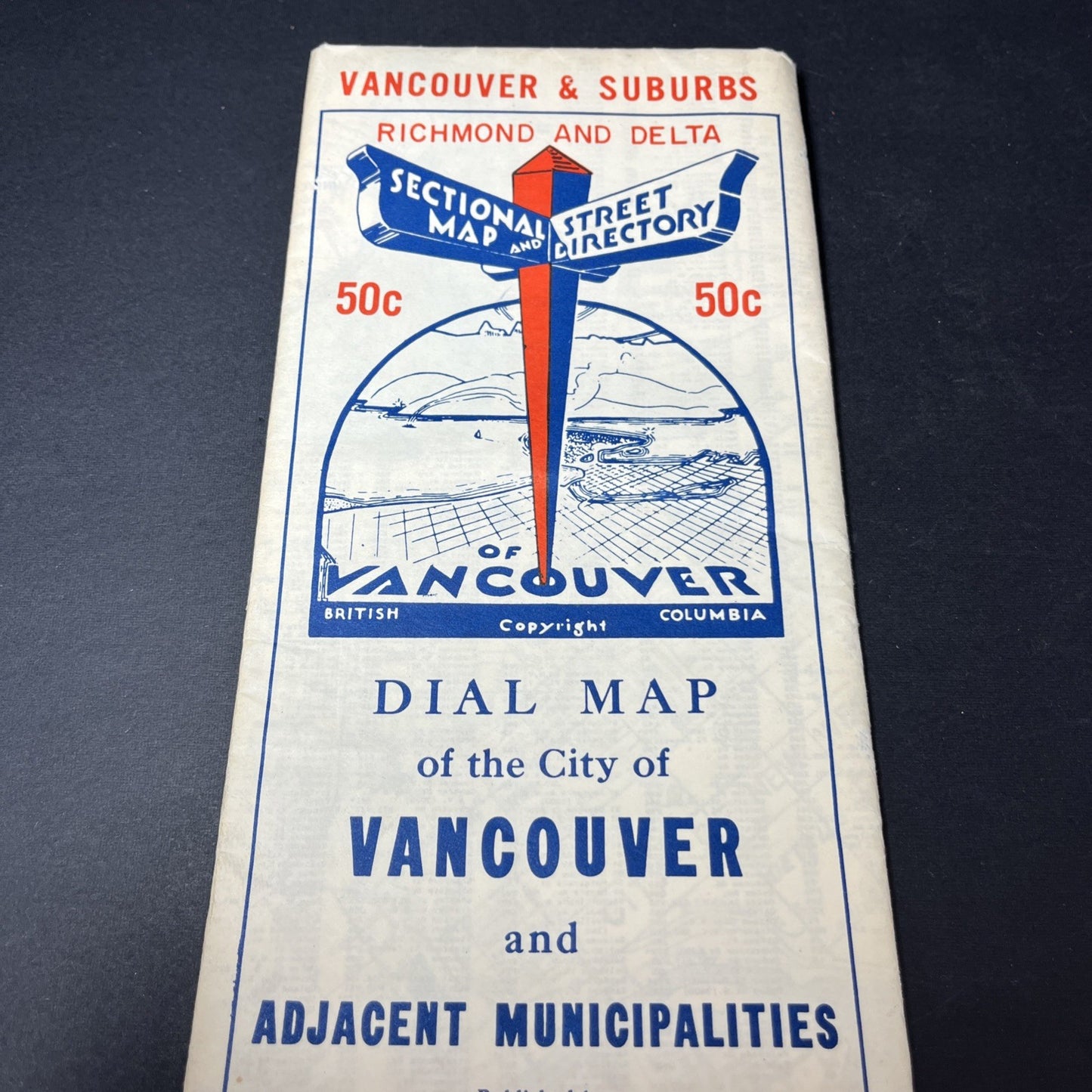 VTG Dominion Maps Dail Map Of The City Of Vancouver And Adjacent Municipalities