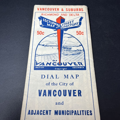 VTG Dominion Maps Dail Map Of The City Of Vancouver And Adjacent Municipalities