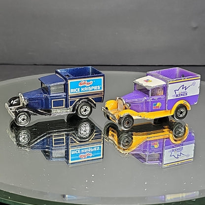 Vintage Matchbox Delivery Trucks 2pcs Sydney Kings Kelloggs Rice Krispies