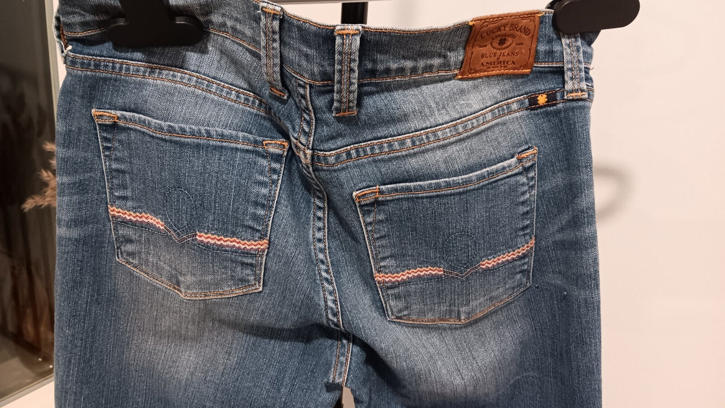 Size 6 / 28 Lucky Brand Sofi Capri Womens Jeans Stretchy CN