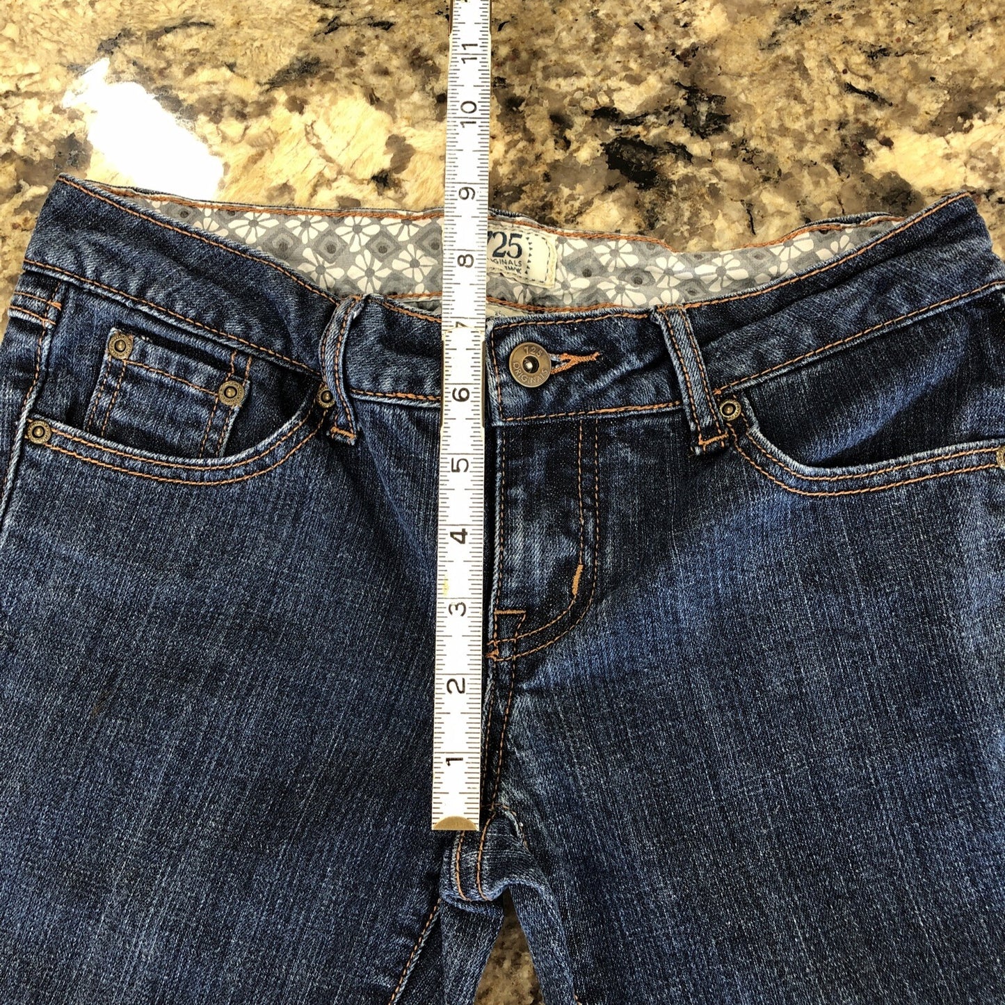 Size 5 X 31  725 Originals Womens Jeans Low Rise Bootcut Blue CN