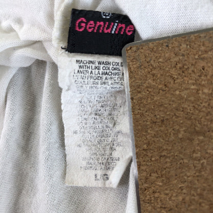 Size Large Volcom Womens Tank Top Sleeveless Shirt Zebra Graphic Print Light MX