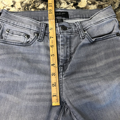 Size 25/0 Banana Republic High Rise Skinny Women Stretchy Jeans Distressed PK