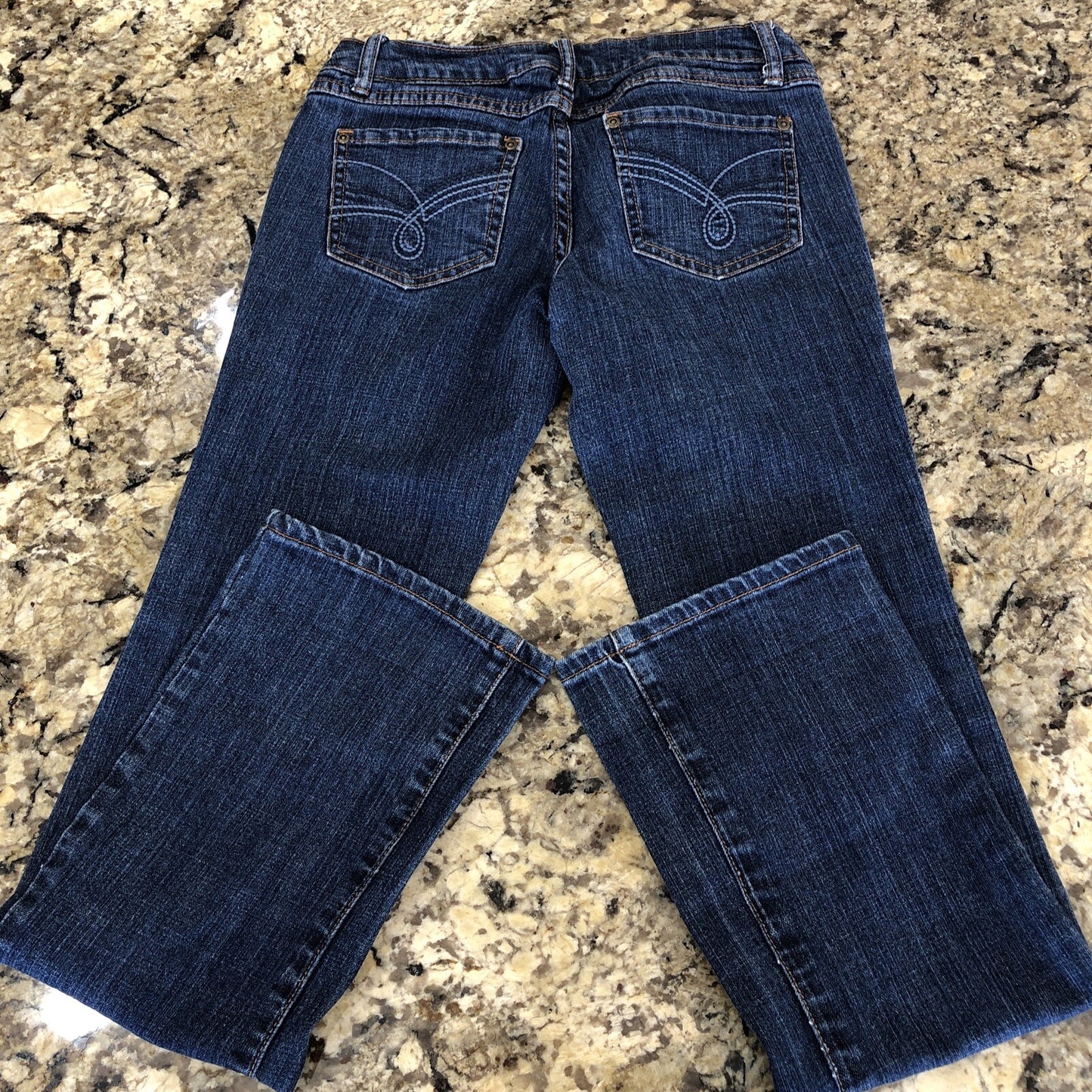 Size 5 X 31  725 Originals Womens Jeans Low Rise Bootcut Blue CN